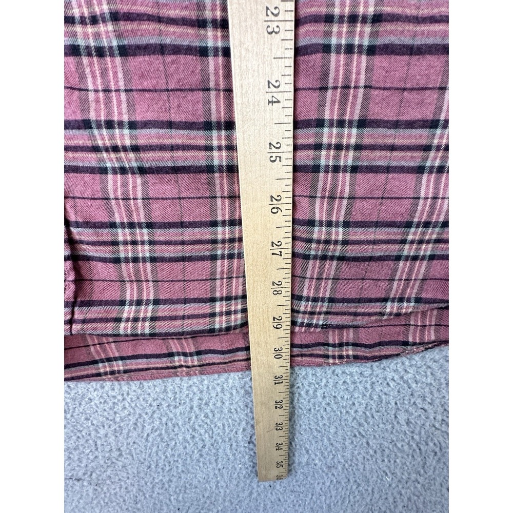 Faherty Shirt Mens XL Pink Mauve Plaid Featherweight Flannel The Movement L/S - Picture 11 of 11